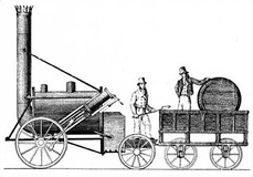 Locomotiva cu abur - Rocket, de la Robert Stephenson